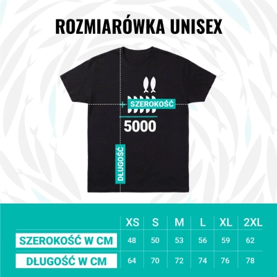 THE CHOSEN - T-shirt CZARNY (2+5=5000) - Unisex