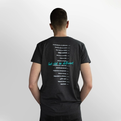 THE CHOSEN - T-shirt GRAFITOWY (Get used to different) - Unisex