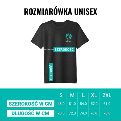 THE CHOSEN - T-shirt GRAFITOWY (Get used to different) - Unisex