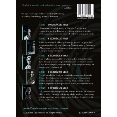 THE CHOSEN - Sezony 1-5 BOX (DVD) - lektor, napisy PL - edycja wielojęzykowa