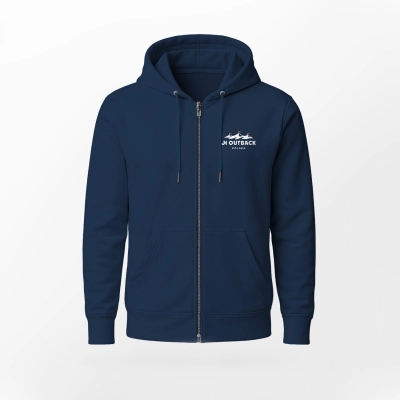 OUTBACK POLSKA - Bluza GRANATOWA  rozpinana z haftem - Unisex