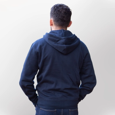 OUTBACK POLSKA - Bluza GRANATOWA  rozpinana z haftem - Unisex