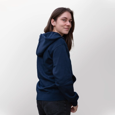 OUTBACK POLSKA - Bluza GRANATOWA  rozpinana z haftem - Unisex