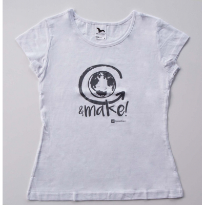 T-shirt damski - Go & Make