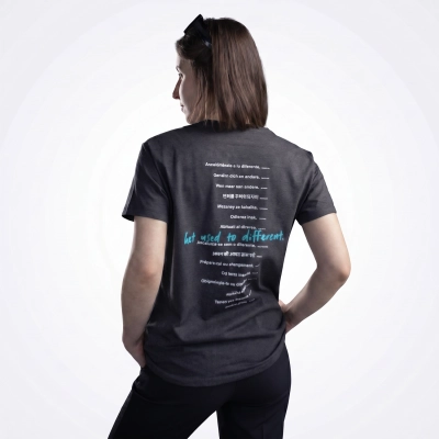 THE CHOSEN - T-shirt GRAFITOWY (Get used to different) - Unisex